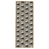 Gingerbread Man Wijn Cadeautas (Voorkant)