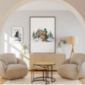 Gingerbread Man Winter Avontuur Poster