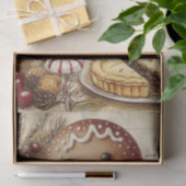 Gingerbread Man Winter Christmas Tissue Paper Tissuepapier (Geschenk)