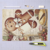 Gingerbread Man Winter Christmas Tissue Paper Tissuepapier (Craft)