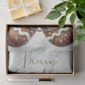 Gingerbread Man Winter Christmas Tissuepapier (Geschenk)