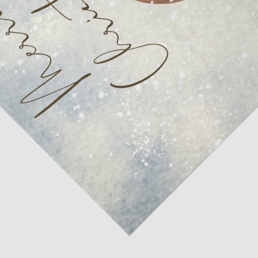 Gingerbread Man Winter Christmas Tissuepapier (Detail)