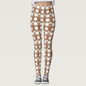 Gingerbread Man Wit Leggings (Voorkant)