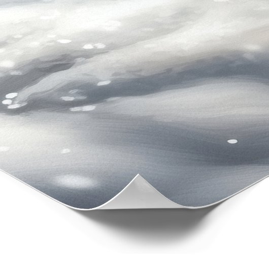 Gingerbread Man with Candy Cane Wall Art Poster (Hoek)