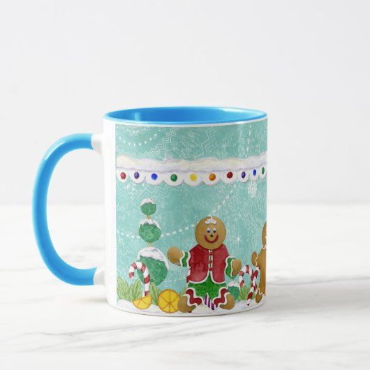 Gingerbread Mannen, Gingerbread Mensen Koffie Cup Mok (Links)