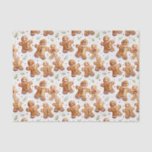 Gingerbread Mannen Leuke Nieuwigheid All-Over Prin