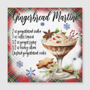 Gingerbread Martini Recept Magnetische Kaart