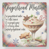 Gingerbread Martini Recept Marmeren Onderzetter (Voorkant)