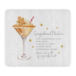 Gingerbread Martini Recept Wit Kerstmis Elegant Snijplank