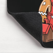 Gingerbread Mechanic Handyman Fixer Worker Christm Muismat (Hoek)