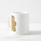 Gingerbread Meeple Game Holiday Art Joy Koffiemok (Voorkant links)