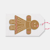 Gingerbread Meisje Cadeaulabel (Voorkant (Horizontaal))