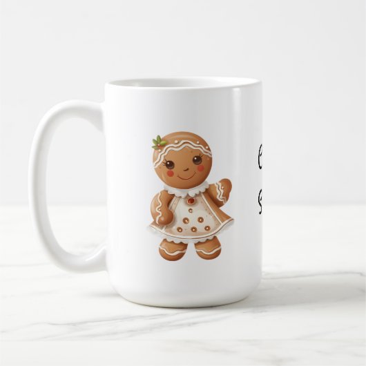 Gingerbread Meisje Koffie Mok (Links)