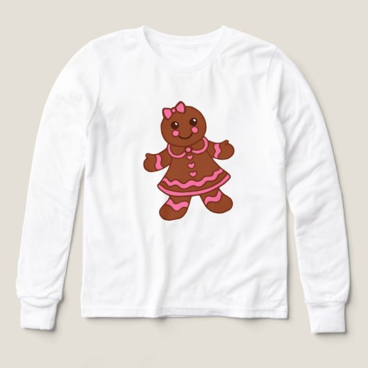 Gingerbread Meisje T-shirt (Voorkant)