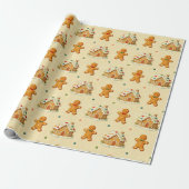 Gingerbread Men Cadeaupapier (Uitgerold)