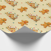 Gingerbread Men Cadeaupapier (Hoek)
