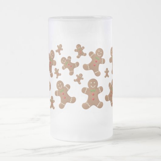 GINGERBREAD MEN MATGLAS BIERPUL (Center)