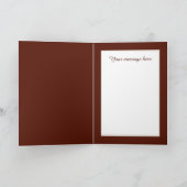 Gingerbread Merry Christmas unicorn aanpasbaar Feestdagen Kaart (Binnen)