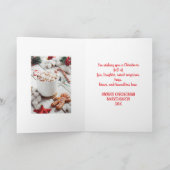 GINGERBREAD NIECE KERSTMIS KAART (Binnen)