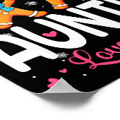 Gingerbread Nk Or Blue Auntie Loves You Christmas  Poster (Hoek)