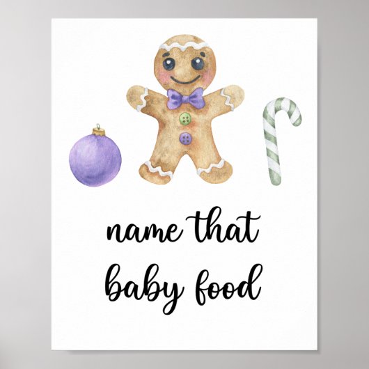 Gingerbread - noem dat baby eten poster (Voorkant)