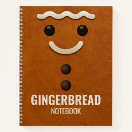 Gingerbread Notebook – College Ruled Paper Notitieboek