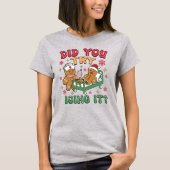Gingerbread Nurse Christmas Grappig T-shirt (Voorkant)