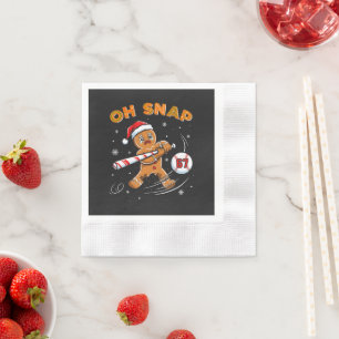 Gingerbread Oh Snap 67 Honkbal Servet