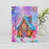 Gingerbread ontwerp 7 Vakantie Kaart (Staand voorkant)