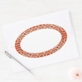 GINGERBREAD Ovale Matte Stickers (Envelop)