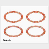 GINGERBREAD Ovale Matte Stickers (Vel)
