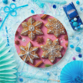 Gingerbread papier borden! papieren bordje (Feest)