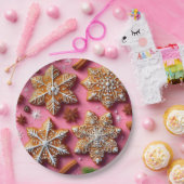 Gingerbread papier borden! papieren bordje (Feest)