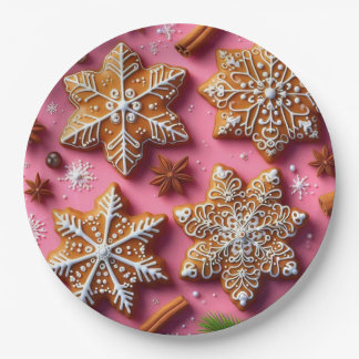 Gingerbread papier borden! papieren bordje