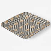 Gingerbread Parade On Gingham! Papieren Bordje (Gebogen)