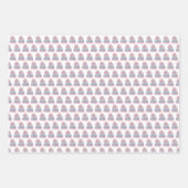 Gingerbread Pastel Chinoiserie Christmas Preppy Inpakpapier Vel (Voorkant 2)