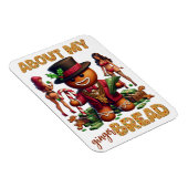 Gingerbread Pimp Grappig Urban Christmas Magneet (Rechterzijde)