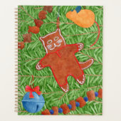 GINGERBREAD POES 8.5x11 Planner (Voorkant)