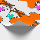 Gingerbread Puppet Master Controlling Characters Cadeaupapier