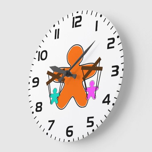 Gingerbread Puppet Master Controlling Characters Grote Klok (Hoek)