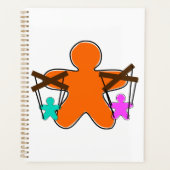 Gingerbread Puppet Master Controlling Characters Planner (Voorkant)