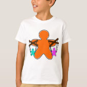 Gingerbread Puppet Master Controlling Characters T-shirt (Voorkant)