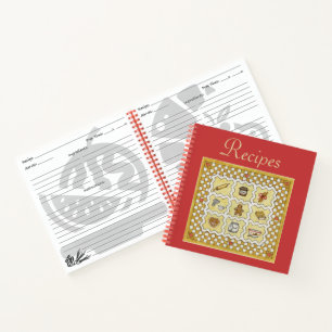 Gingerbread Recept Kookboek Gift Notitieboek