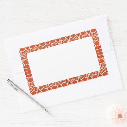 GINGERBREAD Rechthoekige Matte Stickers (Envelop)