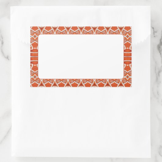 GINGERBREAD Rechthoekige Matte Stickers (Tas)