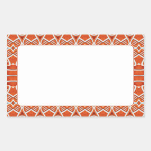GINGERBREAD Rechthoekige Matte Stickers