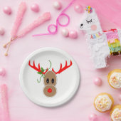 Gingerbread rendieren Borden Papieren Bordje (Feest)