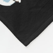 Gingerbread Ridding Dalmatian Reindeer Christmas B Fleece Deken (Hoek)