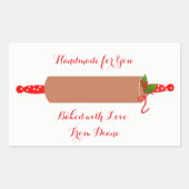 Gingerbread Rolling Pin Stickers (Voorkant)