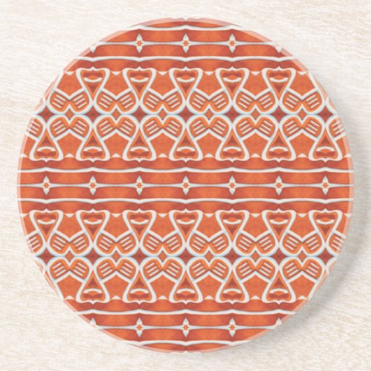 GINGERBREAD Ronde zandsteen onderzetter (Voorkant)